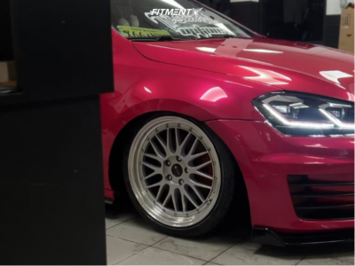 2016 Volkswagen GTI S with 18x8 Vors Vr8 and Nitto 205x40 on Coilovers ...