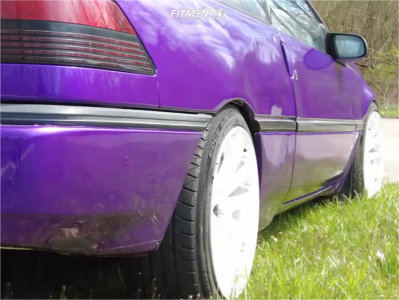 1990 Ford Probe GL with 17x8.5 Vors Vr4 and Bridgestone 215x45 on ...