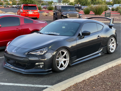 2014 Subaru BRZ with 18x9 35 Kansei Tandem and 225/40R18 Land