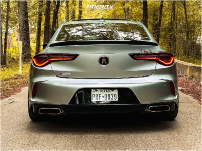2021 Acura TLX Base with 20x8.5 Rotiform Dtm and Nitto 275x35 on ...