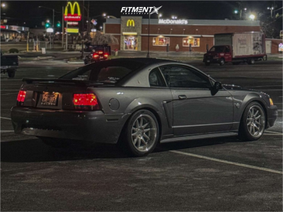 2004 Ford Mustang Base with 18x9.5 Aodhan Ds02 and Lexani 255x35 on ...