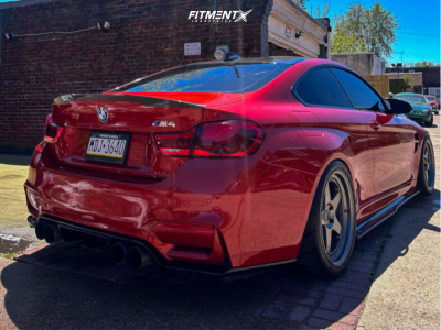 2017 BMW M4 Base with 19x9.5 Kansei Knp and Hankook 265x35 on Lowering