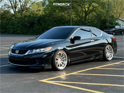 2013 Honda Accord LX-S with 19x9.5 Aodhan Ds02 and Pirelli