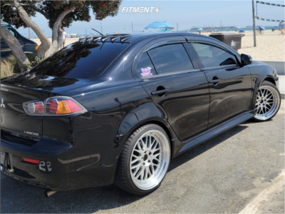 2016 Mitsubishi Lancer ES with 19x9.5 Vors Vr8 and Pirelli 225x40 on ...