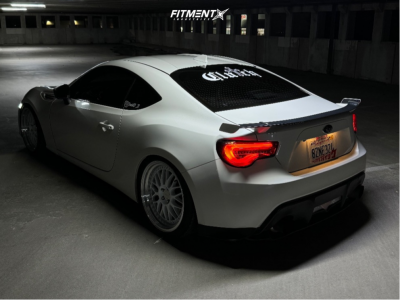 2017 Subaru BRZ Limited with 19x10.5 ESR Sr01 and Continental 235x35 on