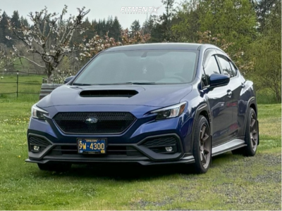 2023 Subaru WRX Premium with 18x9.5 Enkei Ts-7 and Continental