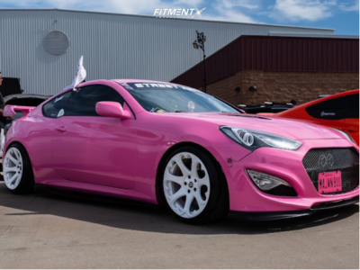 羽生　GENESIS 2013 Hyundai Genesis Coupe with 19x9.5 15 Aodhan DS08 and