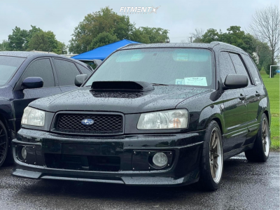 2004 Subaru Forester - 18x8.5 35mm - Aodhan Ds02 - Coilovers - 245/40R18
