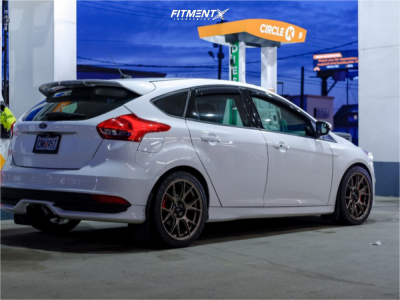 2017 Ford Focus ST with 18x8.5 Konig Ampliform and BFGoodrich 235x40 on