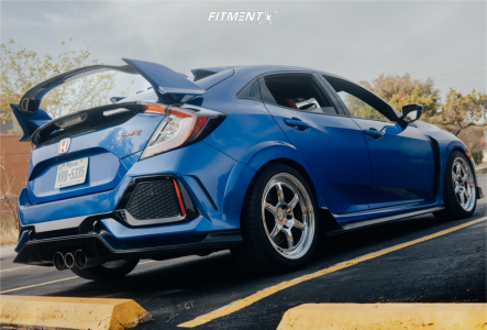 2019 Honda Civic Type R with 18x9.5 Kansei Roku and Kumho 265x40 on ...