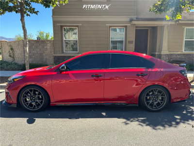 2023 Kia Forte GT with 18x8.5 Konig Ampliform and Firestone 225x40 on