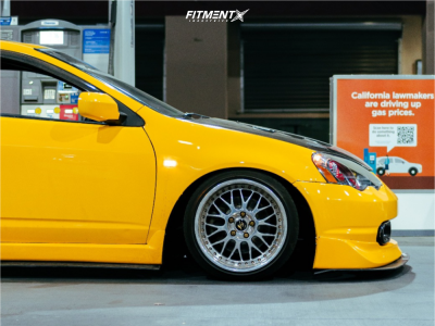 2002 Acura RSX Type-S with 17x10 Work Vsxx and Federal 215x40 on ...