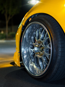 2002 Acura RSX Type-S with 17x10 Work Vsxx and Federal 215x40 on ...