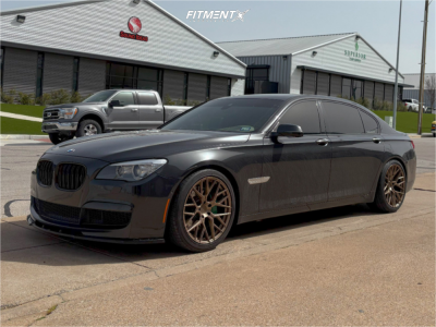 2013 BMW 750Li with 20x9 30 Aodhan Aff9 and 245/40R20 Nitto Motivo and ...