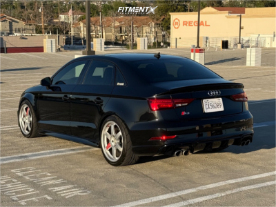 2019 Audi S3 Prestige with 18x9.5 Volk Te37sl and Federal 255x35 on