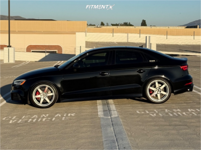 2019 Audi S3 Prestige with 18x9.5 Volk Te37sl and Federal 255x35 on