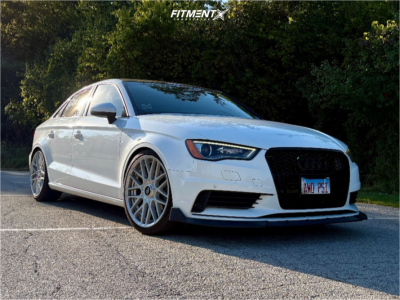 2016 Audi A3 Quattro - 19x8.5 45mm - Rotiform Rse - Coilovers - 245/35R19