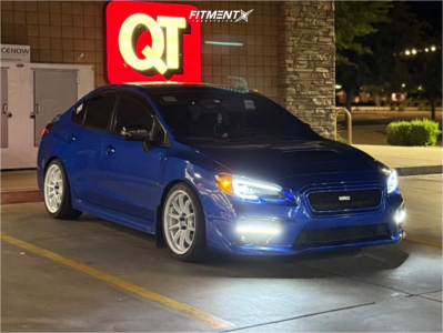 2016 Subaru WRX Base with 18x9.5 Work ZR10 and Bridgestone 255x35 on ...