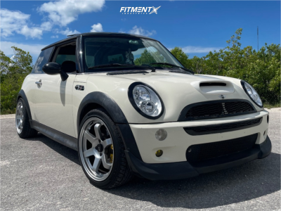 2005 Mini Cooper - 17x8 35mm - AVID1 Av6 - Stock Suspension - 205/45R17