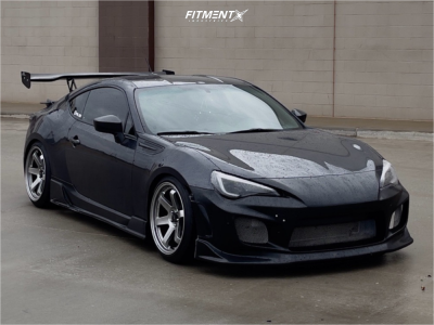 2013 Subaru BRZ - 18x9.5 38mm - AVID1 Av6 - Coilovers - 225/40R18