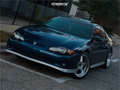 Nearly Flush 2003 Chevrolet Monte Carlo with 19x9.5 Vors SP1 & Michelin Pilot Sport 4 S 245/45 on Coilovers - Fitment Industries Gallery