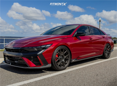 2025 Hyundai Elantra N - 19x8.5 45mm - Konig Ampliform - Lowering Springs - 245/35R19