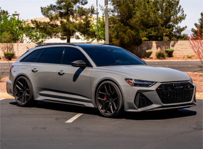 2025 Audi RS6 Avant - 22x10.5 10mm - MV Forged Mvf5 - Lowering Springs - 285/30R22