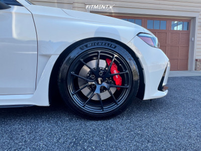 2024 Honda Civic Type R with 18x9.5 BBS Ri-a and Michelin 275x35 on ...