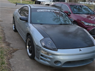 2003 Mitsubishi Eclipse - 17x7.5 32mm - IPW W115 - Coilovers - 225/45R17