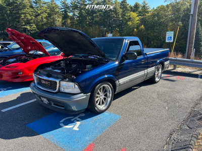 1999 GMC Sonoma - 18x8 0mm - American Racing Vintage Draft - Coilovers - 245/45R18