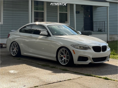 2014 BMW 228i - 18x8.5 35mm - Aodhan Ah11 - Coilovers - 205/40R18