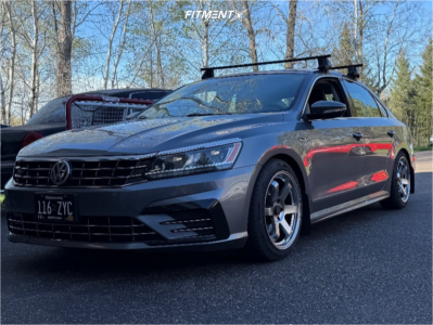2017 Volkswagen Passat R-Line with 18x8.5 AVID1 AV6 and Gladiator ...