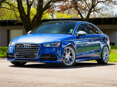 2016 Audi S3 Prestige with 18x8.5 Aodhan Ah11 and Continental 245x45 on