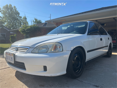 1999 Honda Civic - 15x6 35mm - Allied Wheel 83b - Coilovers - 205/50R15