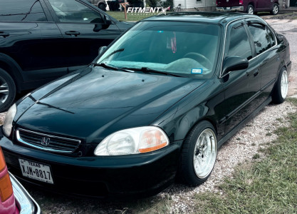 1998 Honda Civic - 15x8 0mm - Vors Vr7 - Coilovers - 195/45R15