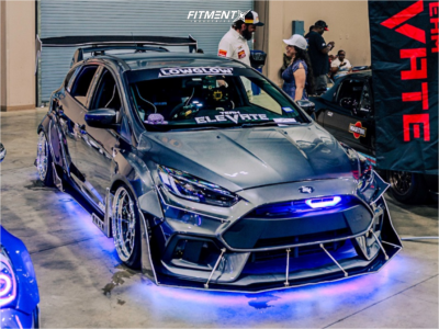2017 Ford Focus - 18x10 11mm - SSR Professor Sp5 - Coilovers - 225/35R18