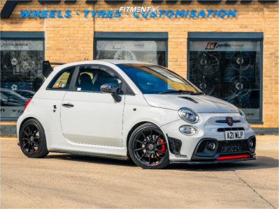 2017 Fiat 500 - 17x7.5 30mm - 2Forge ZF8 - Coilovers - 205/40R17