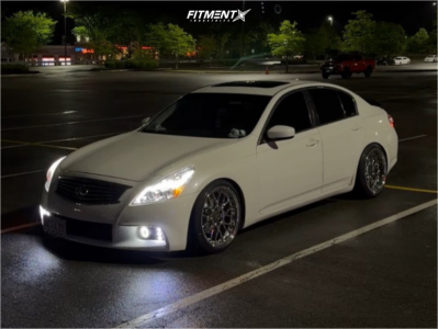 2013 INFINITI G37 - 19x9.5 22mm - ESR Cs18 - Coilovers - 255/35R19