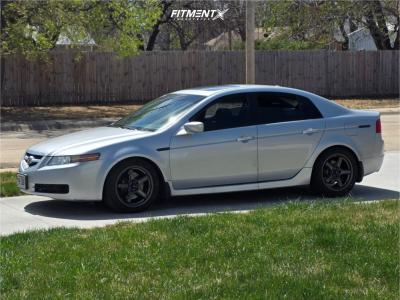2005 Acura TL - 17x9 40mm - Konig Neoform - Coilovers - 245/45R17
