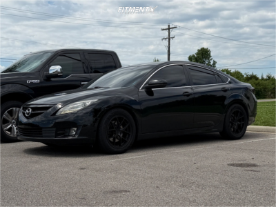 2010 Mazda 6 - 17x7.5 38mm - Rock Forged Ff10 - Lowering Springs - 215/55R17