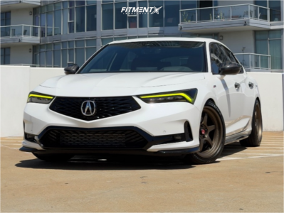2026 Acura Integra - 18x8.5 35mm - Aodhan Ah08 - Lowering Springs - 235/40R18