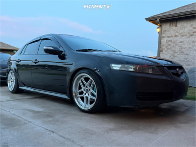 2006 Acura TL - 18x9.5 35mm - ESR Es3 - Coilovers - 235/40R18