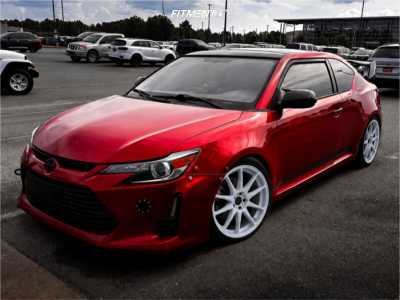 2016 Scion tC - 19x8.5 35mm - Vors Tr4 - Coilovers - 225/35R19