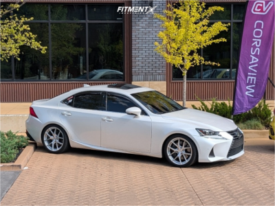 2017 Lexus IS300 - 18x8.5 35mm - Aodhan Aff7 - Lowering Springs - 255/35R18