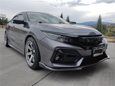 2020 Honda Civic - 18x9.5 38mm - AVID1 Av6 - Stock Suspension - 245/40R18