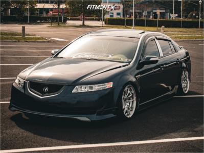 2007 Acura TL - 18x9.5 22mm - Aodhan Ds02 - Coilovers - 225/35R18
