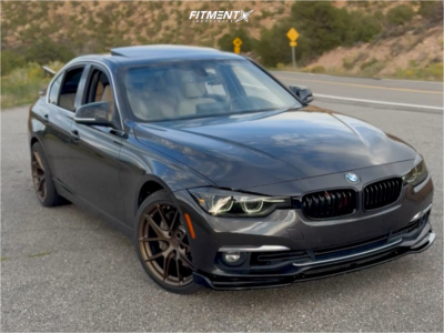 2016 BMW 340i - 19x8.5 35mm - Aodhan AFF7 - Stock Suspension - 245/35R19