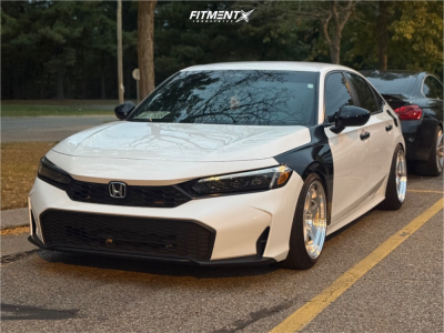 2026 Honda Civic - 18x9.5 30mm - Aodhan Ah03 - Coilovers - 235/40R18
