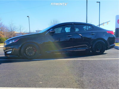 2013 Kia Optima SXL with 18x8.5 Verde Reflex and Nexen 235x40 on ...