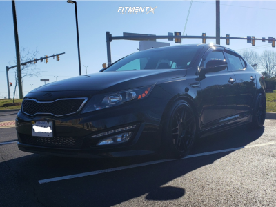 2013 Kia Optima SXL with 18x8.5 Verde Reflex and Nexen 235x40 on ...